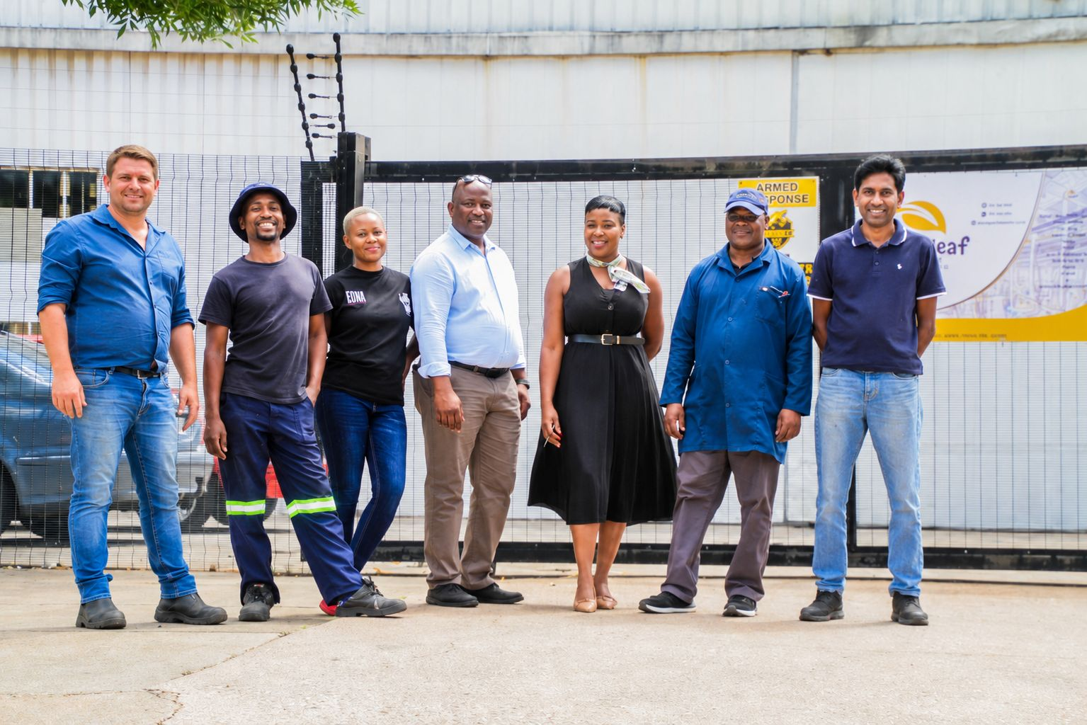 The Grinleaf Plastics team at our Pretoria facility